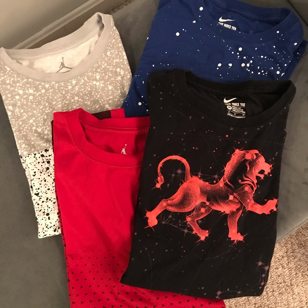 Nike Youth T-shirts. Variety Large and X-Large.